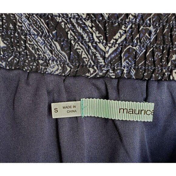 Maurices Women's Maxi Skirt Blue Ombre Mini Skirt Lining Small NWOT - Picture 5 of 5